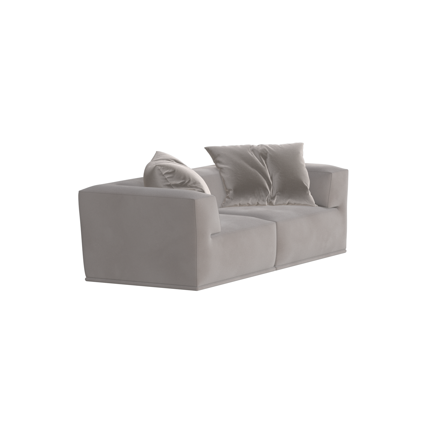 Savile Sofa — Compact Form with Wide Straight Armrests