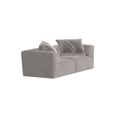 Savile Sofa — Compact Form with Wide Straight Armrests