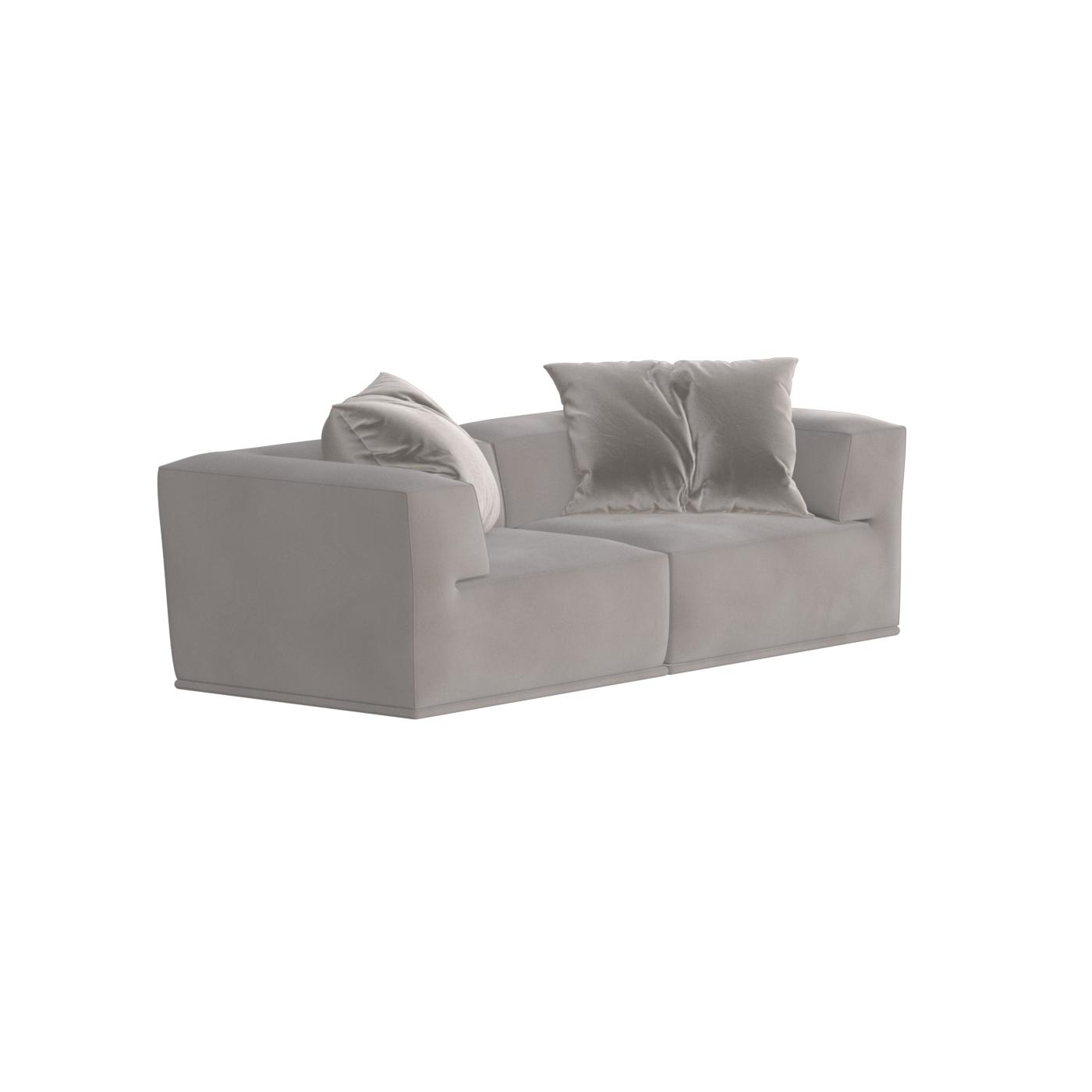 Savile Sofa — Compact Form with Wide Straight Armrests