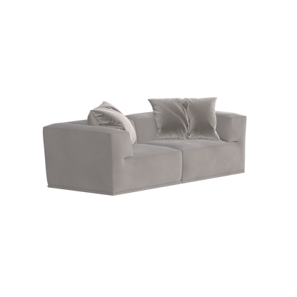 Savile Sofa — Compact Form with Wide Straight Armrests