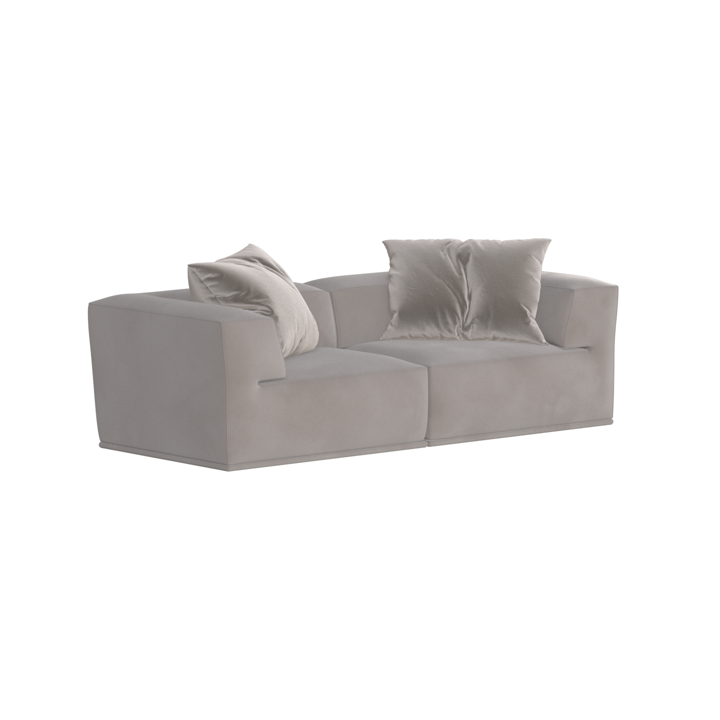 Savile Sofa — Compact Form with Wide Straight Armrests