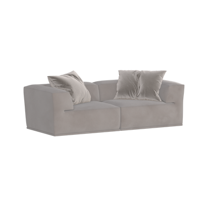 Savile Sofa — Compact Form with Wide Straight Armrests
