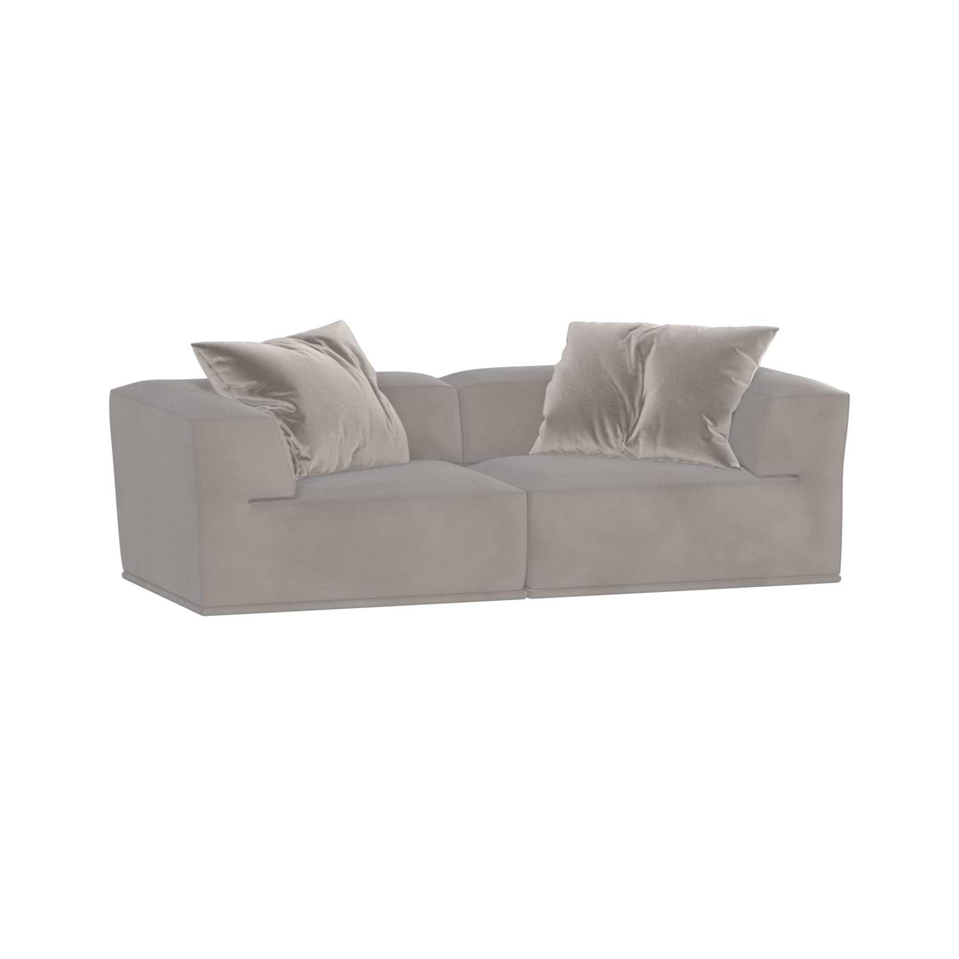 Savile Sofa — Compact Form with Wide Straight Armrests