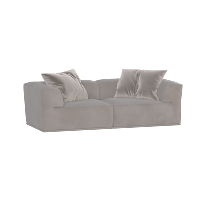 Savile Sofa — Compact Form with Wide Straight Armrests