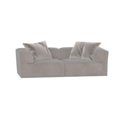 Savile Sofa — Compact Form with Wide Straight Armrests