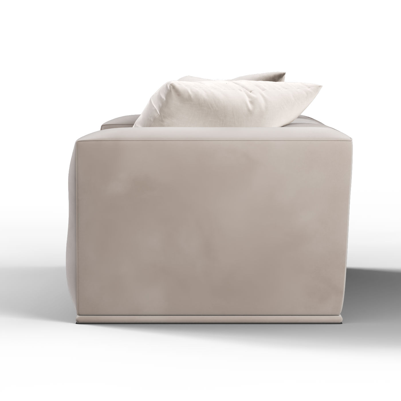 Savile Sofa — Compact Form with Wide Straight Armrests
