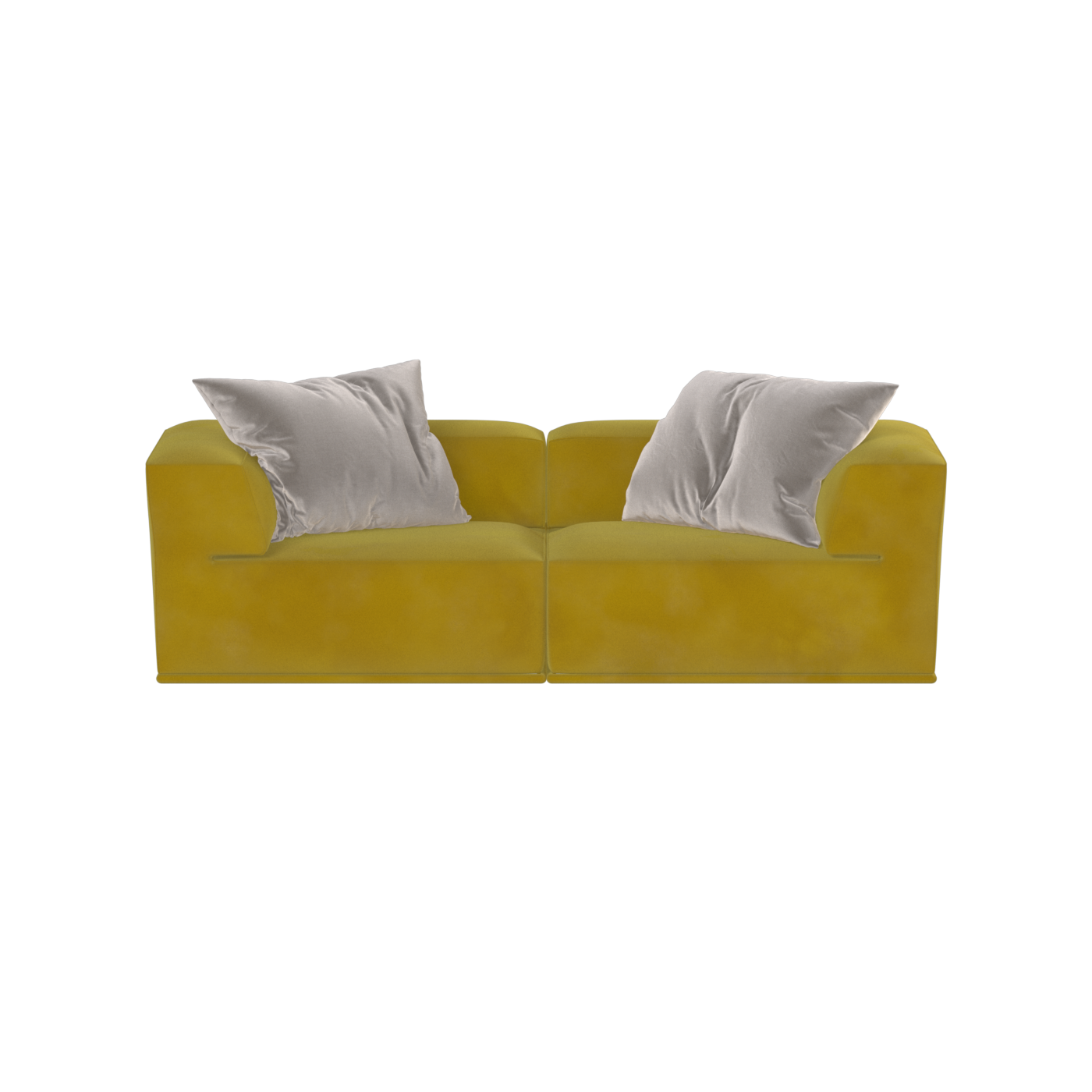 Savile Sofa — Compact Form with Wide Straight Armrests
