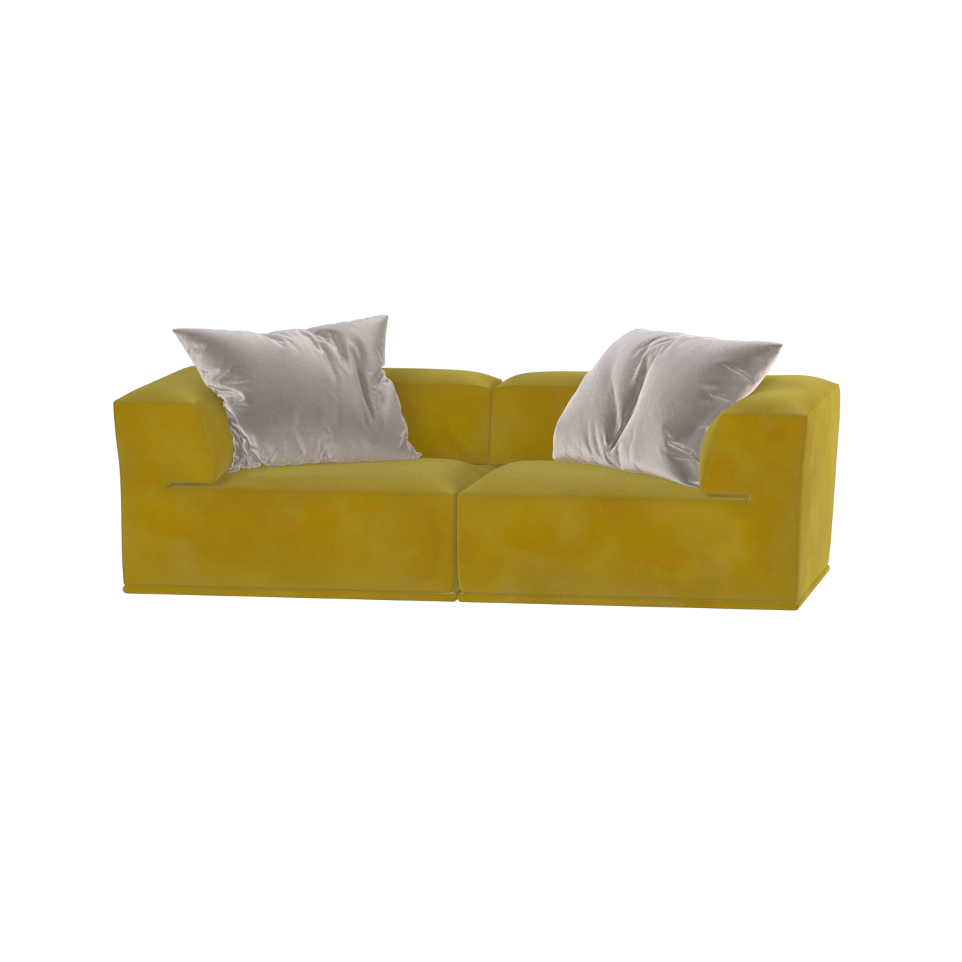 Savile Sofa — Compact Form with Wide Straight Armrests