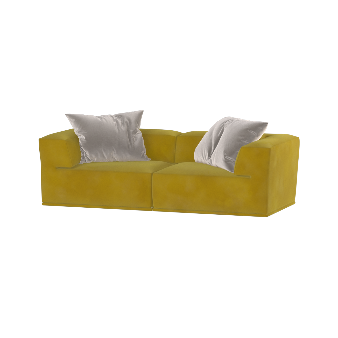 Savile Sofa — Compact Form with Wide Straight Armrests