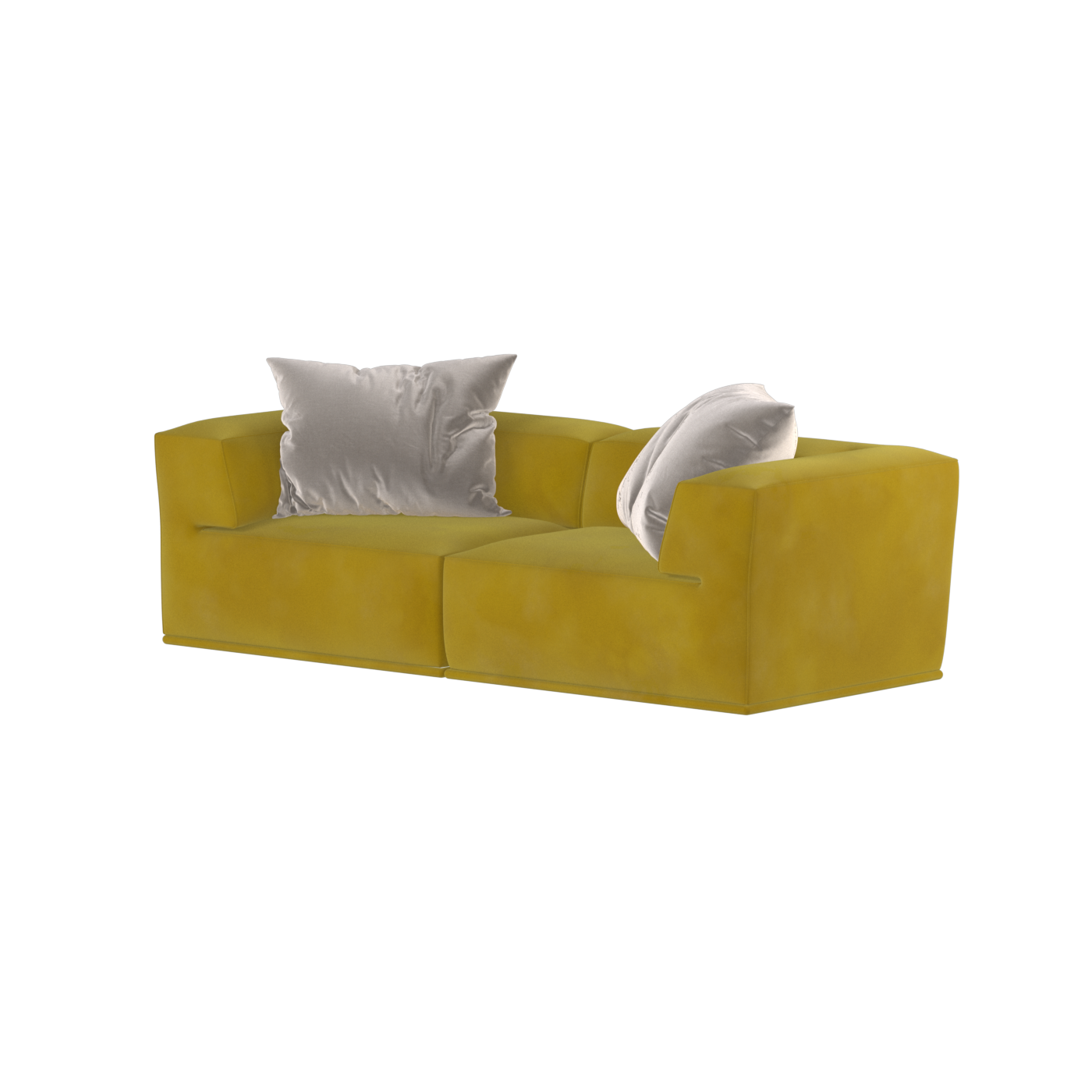 Savile Sofa — Compact Form with Wide Straight Armrests