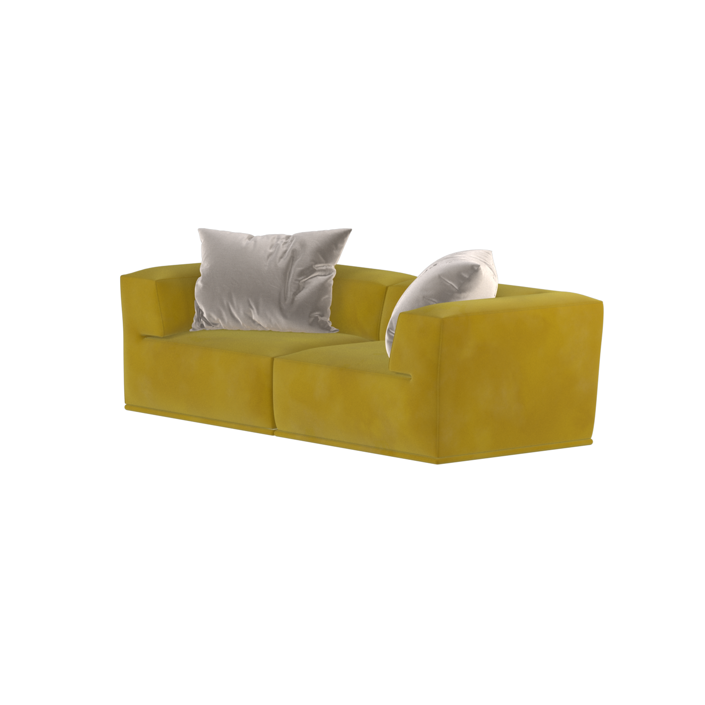 Savile Sofa — Compact Form with Wide Straight Armrests