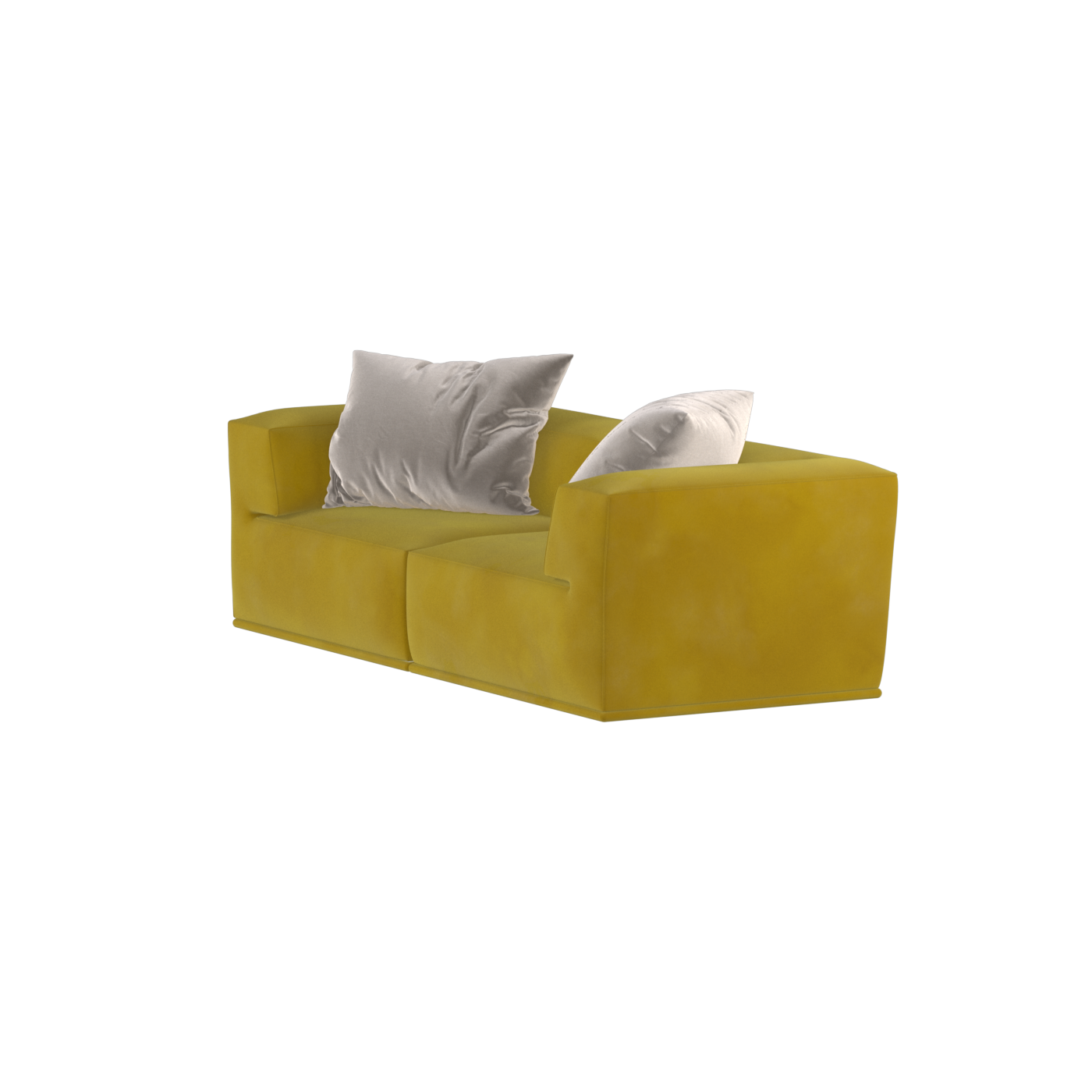Savile Sofa — Compact Form with Wide Straight Armrests