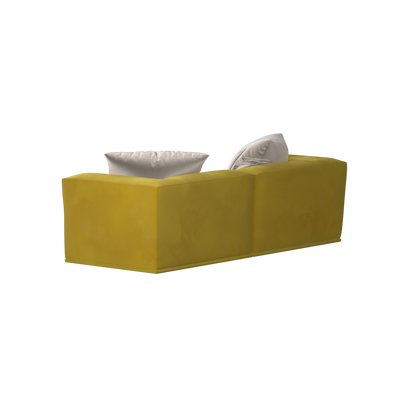 Savile Sofa — Compact Form with Wide Straight Armrests