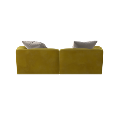 Savile Sofa — Compact Form with Wide Straight Armrests