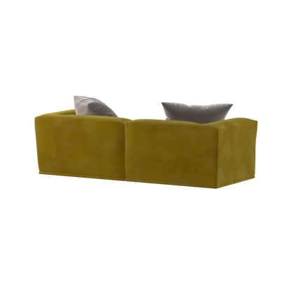 Savile Sofa — Compact Form with Wide Straight Armrests