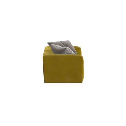 Savile Sofa — Compact Form with Wide Straight Armrests