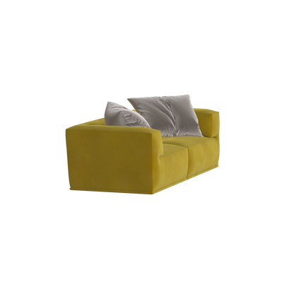 Savile Sofa — Compact Form with Wide Straight Armrests