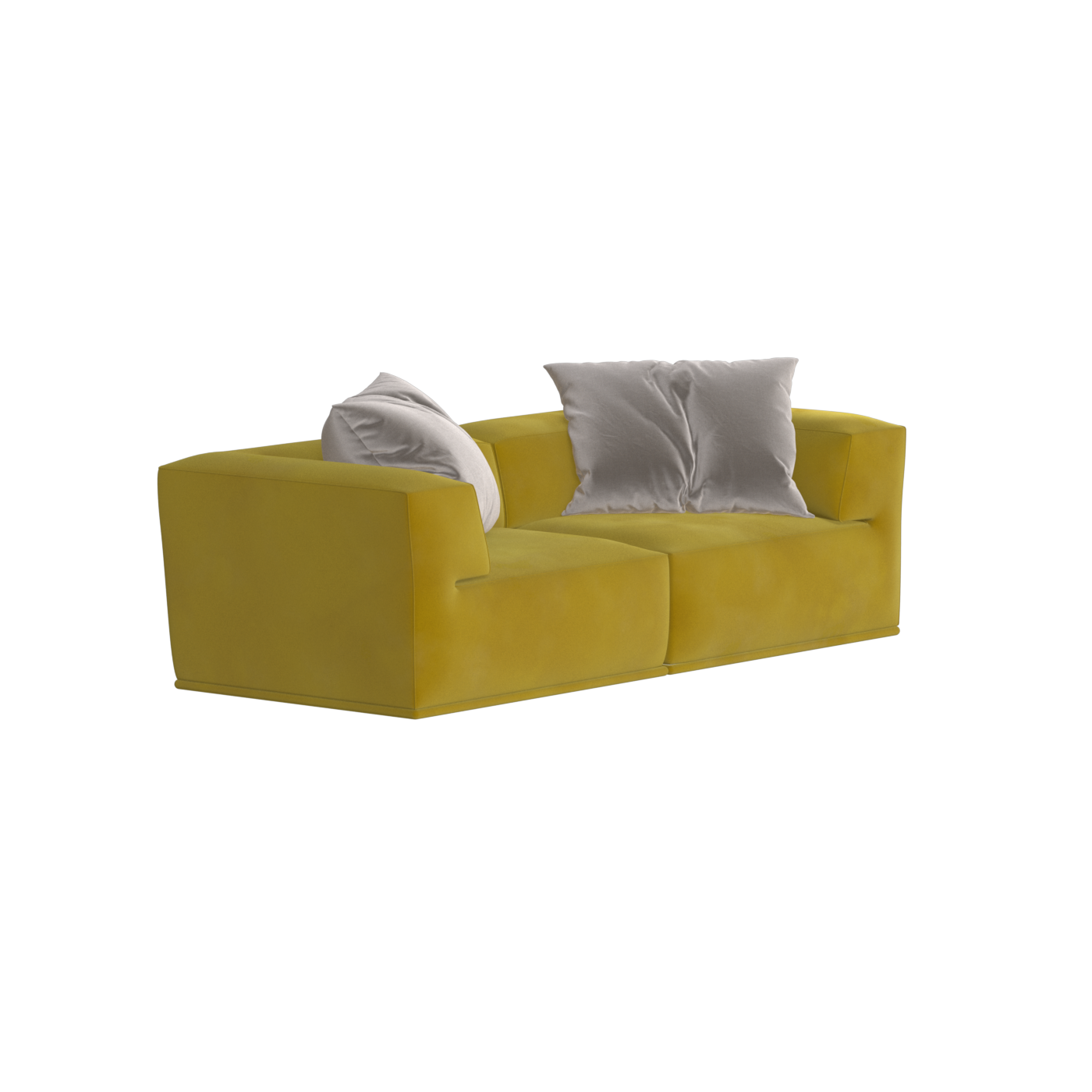 Savile Sofa — Compact Form with Wide Straight Armrests