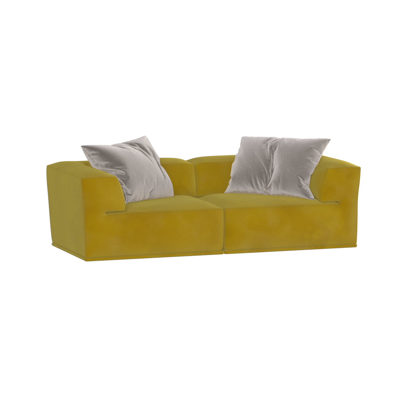 Savile Sofa — Compact Form with Wide Straight Armrests