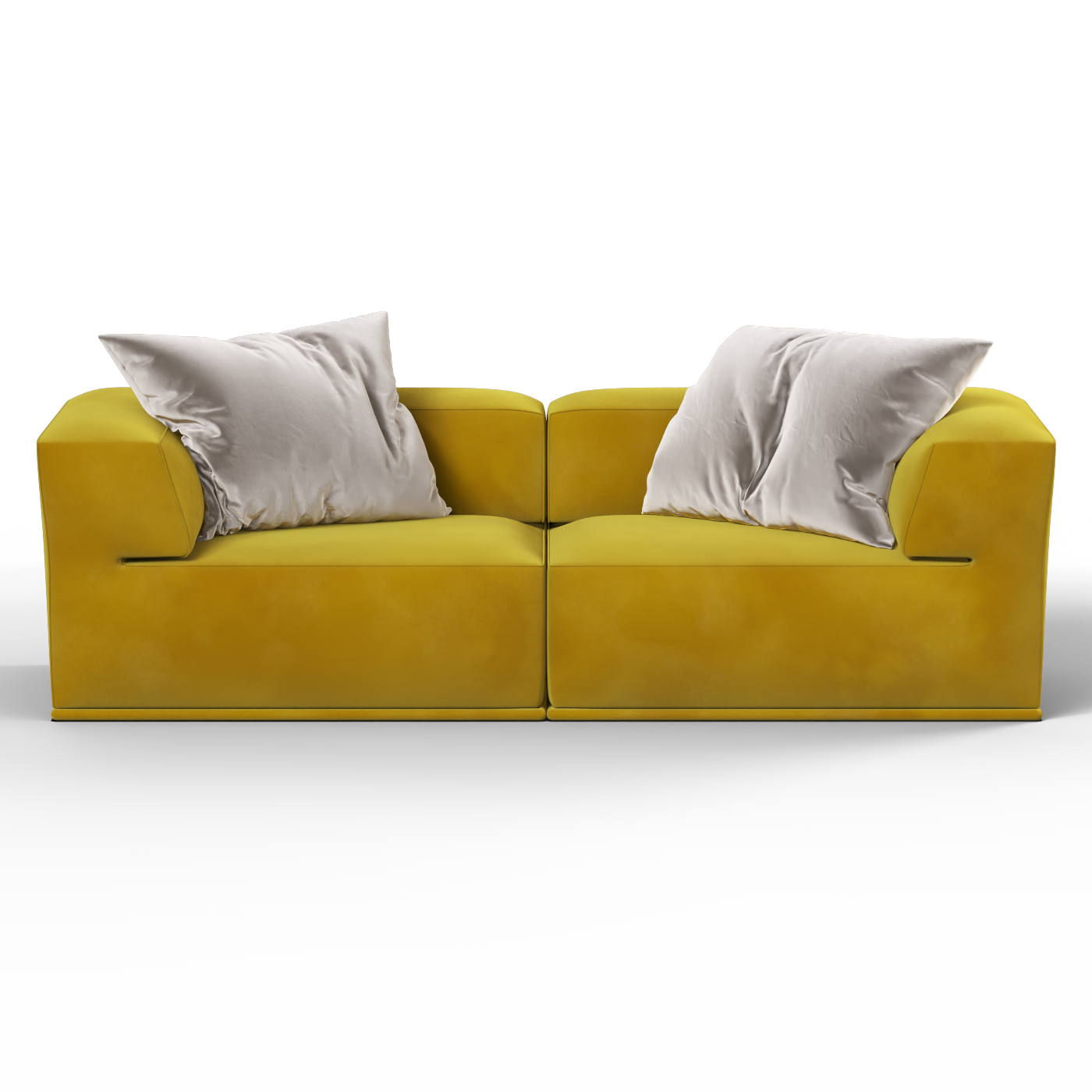 Savile Sofa — Compact Form with Wide Straight Armrests