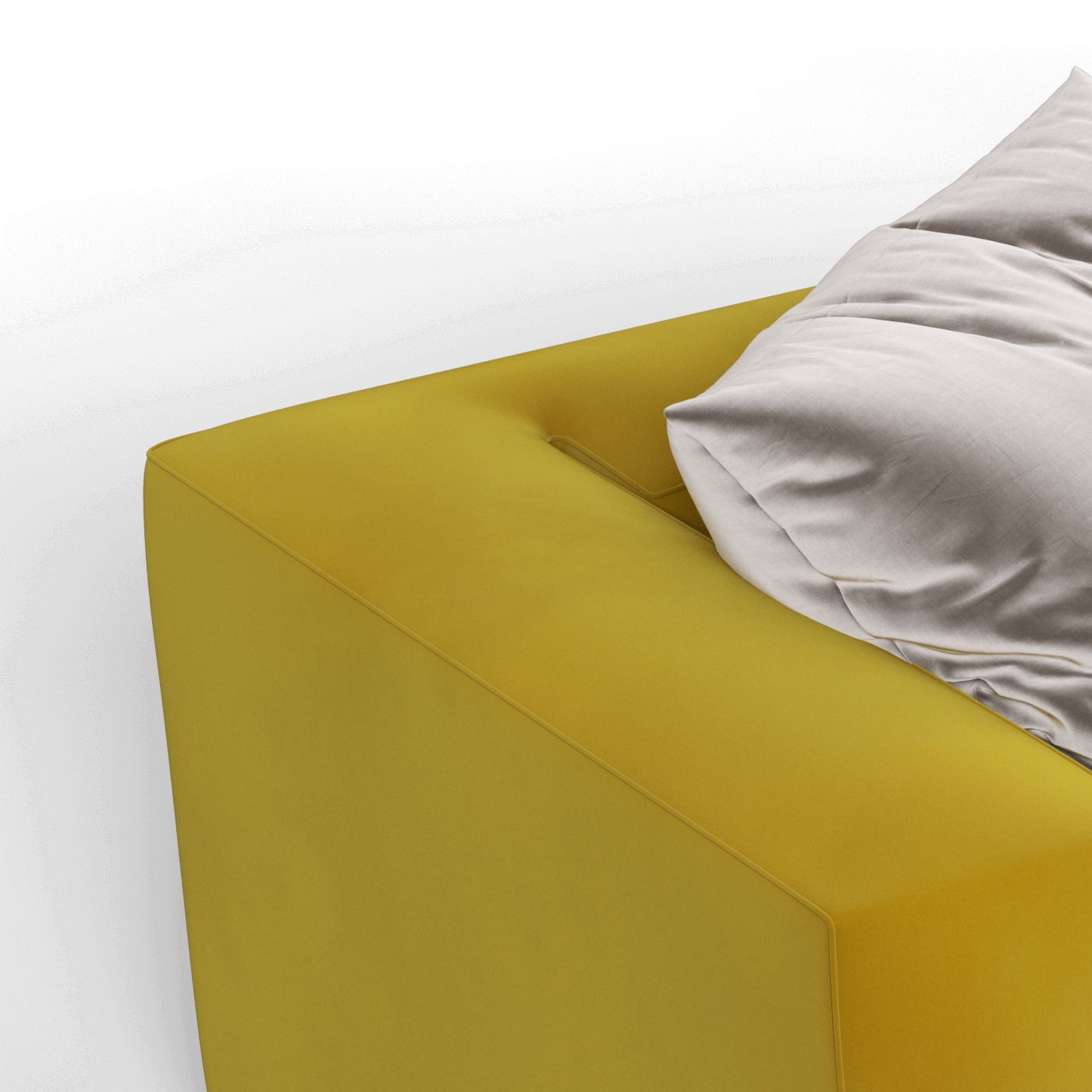 Savile Sofa — Compact Form with Wide Straight Armrests