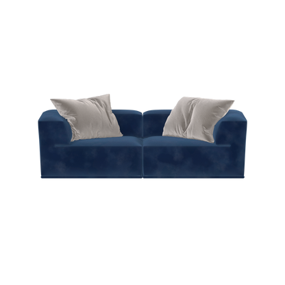 Savile Sofa — Compact Form with Wide Straight Armrests
