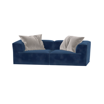 Savile Sofa — Compact Form with Wide Straight Armrests