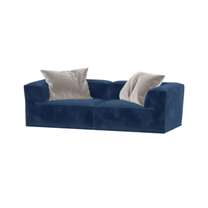 Savile Sofa — Compact Form with Wide Straight Armrests