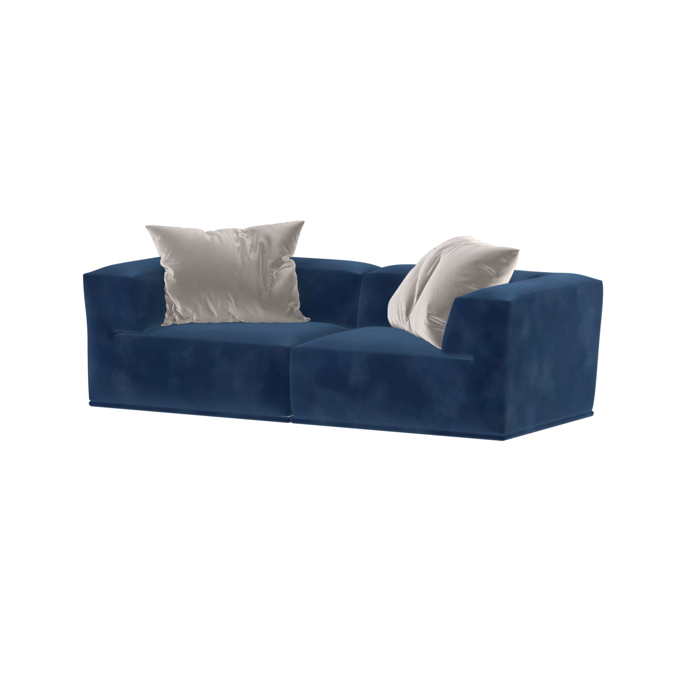 Savile Sofa — Compact Form with Wide Straight Armrests