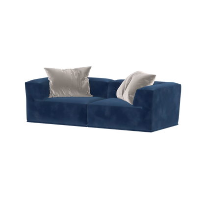 Savile Sofa — Compact Form with Wide Straight Armrests