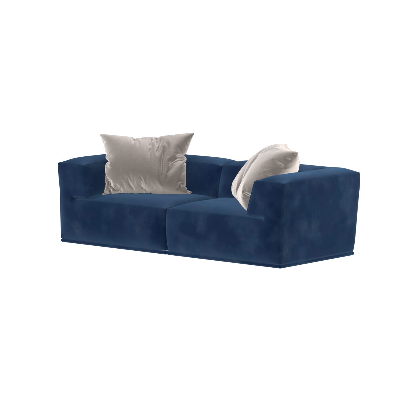Savile Sofa — Compact Form with Wide Straight Armrests