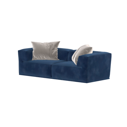 Savile Sofa — Compact Form with Wide Straight Armrests