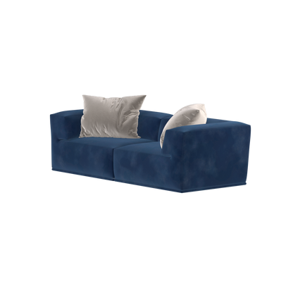Savile Sofa — Compact Form with Wide Straight Armrests