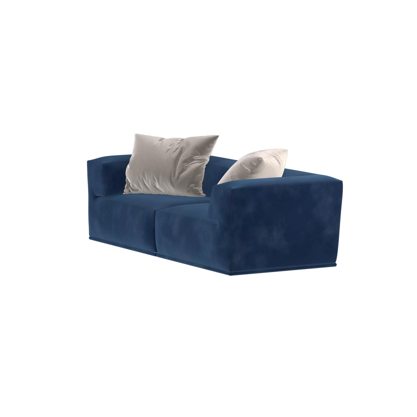 Savile Sofa — Compact Form with Wide Straight Armrests