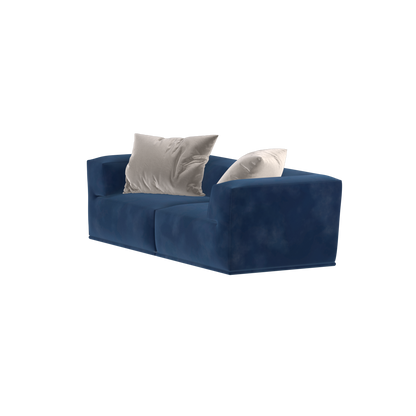 Savile Sofa — Compact Form with Wide Straight Armrests