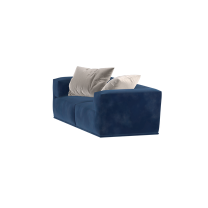 Savile Sofa — Compact Form with Wide Straight Armrests