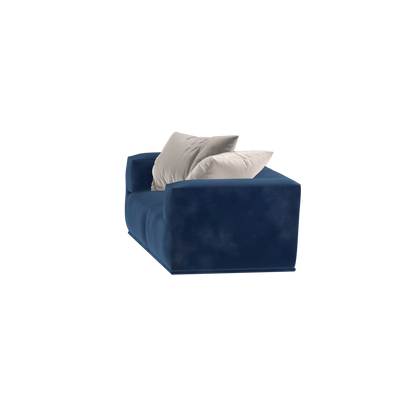 Savile Sofa — Compact Form with Wide Straight Armrests
