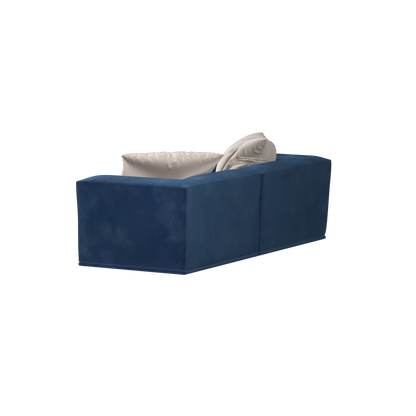 Savile Sofa — Compact Form with Wide Straight Armrests