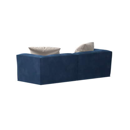 Savile Sofa — Compact Form with Wide Straight Armrests