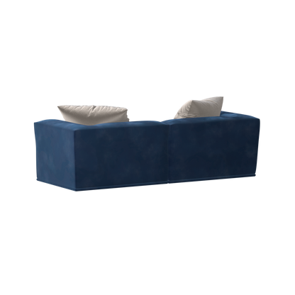 Savile Sofa — Compact Form with Wide Straight Armrests