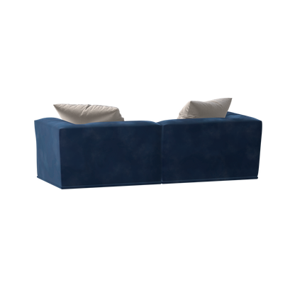 Savile Sofa — Compact Form with Wide Straight Armrests