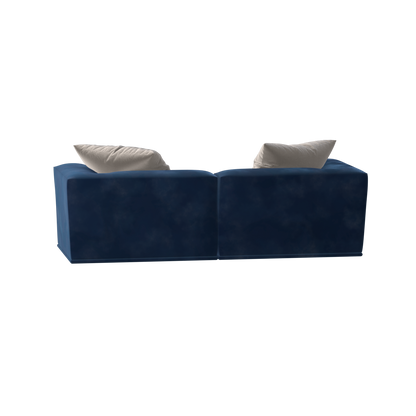 Savile Sofa — Compact Form with Wide Straight Armrests
