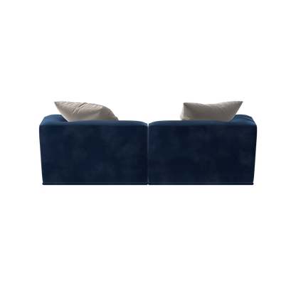 Savile Sofa — Compact Form with Wide Straight Armrests