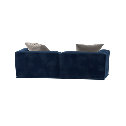 Savile Sofa — Compact Form with Wide Straight Armrests