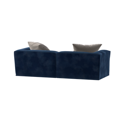 Savile Sofa — Compact Form with Wide Straight Armrests