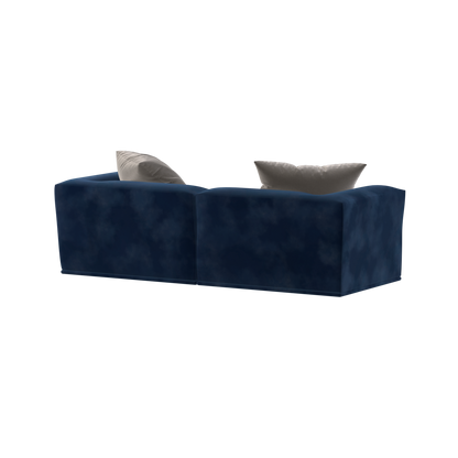 Savile Sofa — Compact Form with Wide Straight Armrests