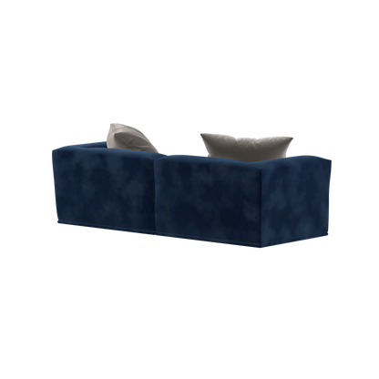 Savile Sofa — Compact Form with Wide Straight Armrests