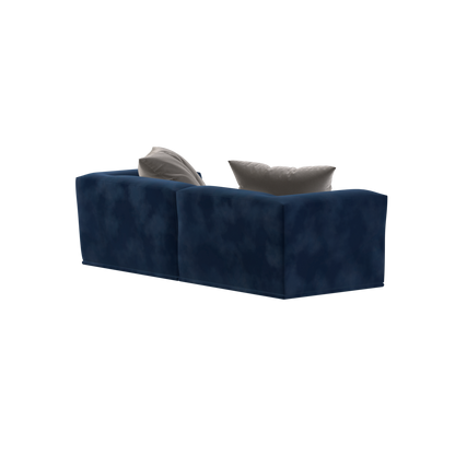 Savile Sofa — Compact Form with Wide Straight Armrests
