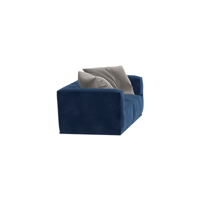Savile Sofa — Compact Form with Wide Straight Armrests