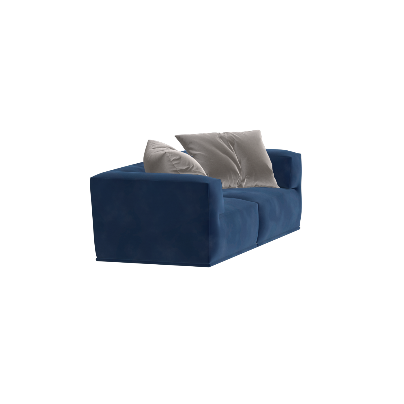 Savile Sofa — Compact Form with Wide Straight Armrests